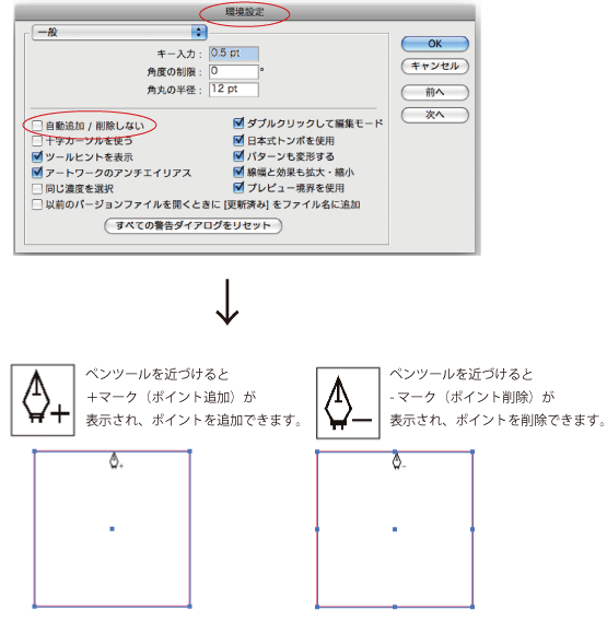 ペンツールの設定 イラレを使いやすく設定 7日間イラストレーター超速マスター 使い方と裏ワザを暴露