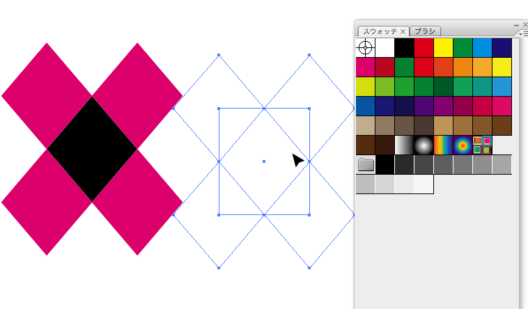 Illustrator イラストレーター の柄の作り方 スウォッチパターンの仕組みを知る 7日間イラストレーター超速マスター 使い方と裏ワザを暴露